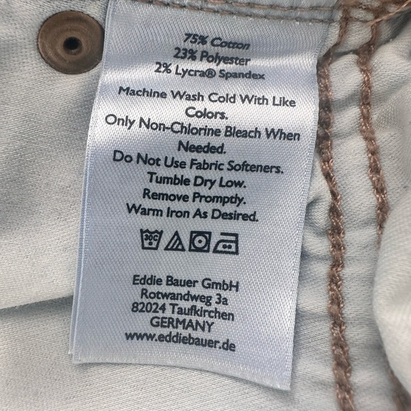 Eddie Bauer Jeans Womens Revival High Rise Straight Leg Sz 18 Blue Denim - Picture 8 of 13